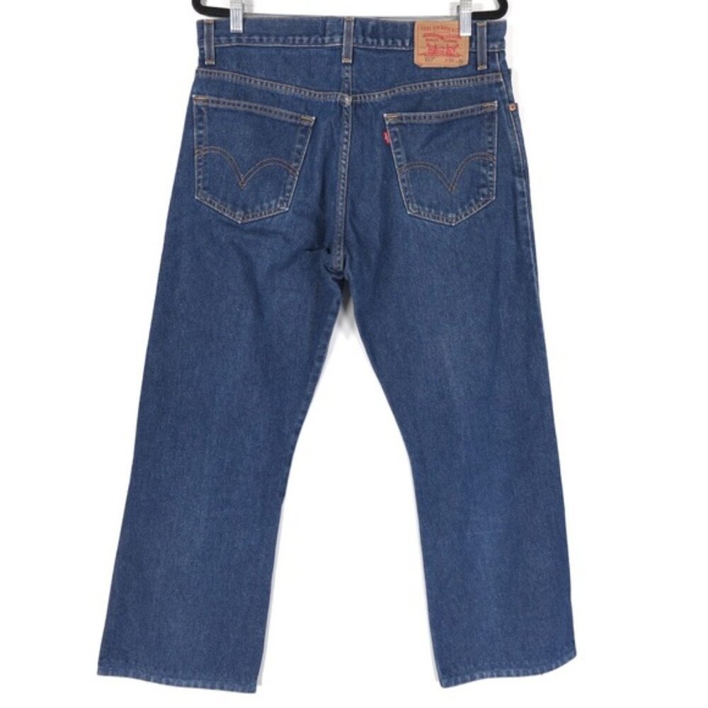 Levi’s 517 Men’s Jeans BOOTCUT 100% Cotton Y2K Size W36 L30 - Picture 2 of 12